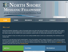 Tablet Screenshot of northshoremessianicfellowship.org